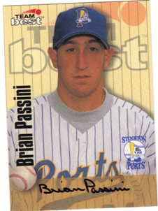 1998 Best Autographs Signature Series #40 Brian Passini