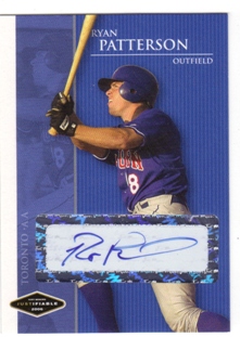 2006 Justifiable Autographs #31 Ryan Patterson/775*