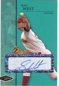 2006 Justifiable Autographs #49 Sean West/775*