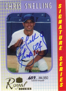 2000 Royal Rookies Autographs #10 Chris Snelling