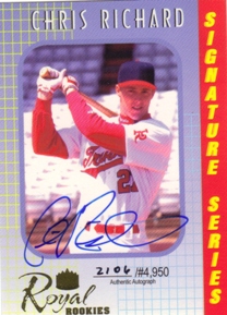 2000 Royal Rookies Autographs #13 Chris Richard