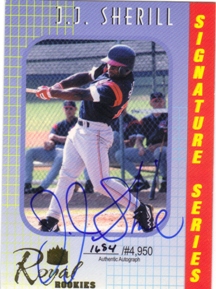 2000 Royal Rookies Autographs #38 J.J. Sherrill