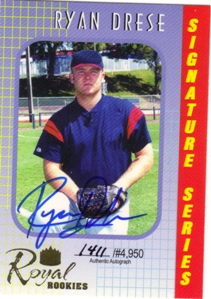 2000 Royal Rookies Autographs #39 Ryan Drese UER
