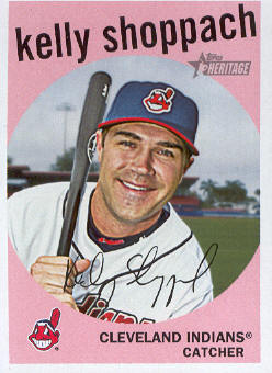2008 Topps Heritage Black Back #539 Kelly Shoppach