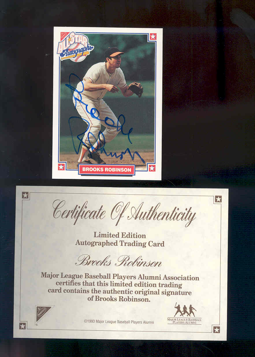 1993 Nabisco All-Star Autographs #5 Brooks Robinson