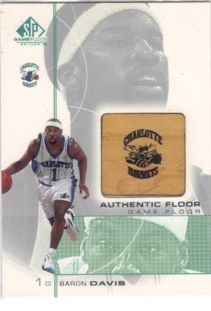 2000-01 SP Game Floor Authentic Floor #BD Baron Davis
