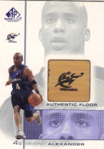 2000-01 SP Game Floor Authentic Floor #CA Courtney Alexander