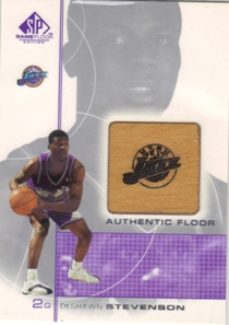 2000-01 SP Game Floor Authentic Floor #DS DeShawn Stevenson