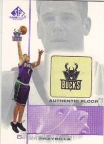 2000-01 SP Game Floor Authentic Floor #JP Joel Przybilla