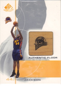 2000-01 SP Game Floor Authentic Floor #MA Marc Jackson