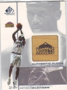 2000-01 SP Game Floor Authentic Floor #MD2 Antonio McDyess