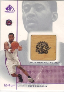 2000-01 SP Game Floor Authentic Floor #MP Morris Peterson