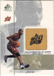 2000-01 SP Game Floor Authentic Floor #RL Rashard Lewis