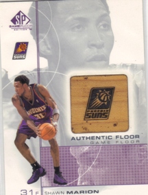 2000-01 SP Game Floor Authentic Floor #SH Shawn Marion