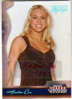 2007 Americana Private Signings #60 Heather Cox/500