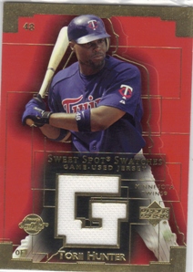 2003 Sweet Spot Swatches #TH Torii Hunter