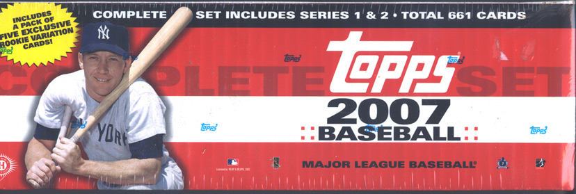 2007 Topps Factory Sealed Hobby Baseball Complete Set