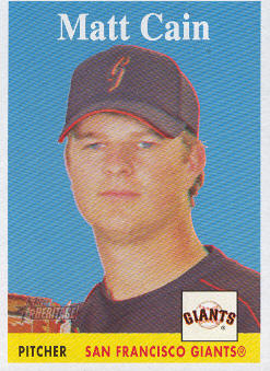 2007 Topps Heritage #21 Matt Cain