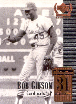 1999 Upper Deck Century Legends #31 Bob Gibson