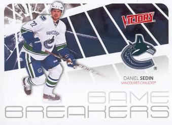 2011-12 Upper Deck Victory Game Breakers #GBDS Daniel Sedin
