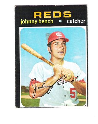 1971 Topps #250 Johnny Bench