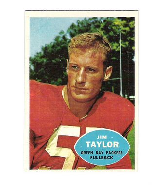 1960 Topps #52 Jim Taylor UER