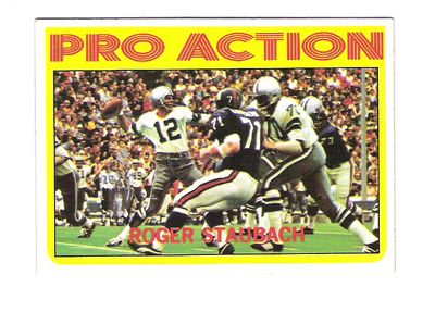 1972 Topps #122 Roger Staubach IA