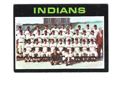 1971 Topps #584 Cleveland Indians TC