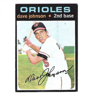 1971 Topps #595 Dave Johnson