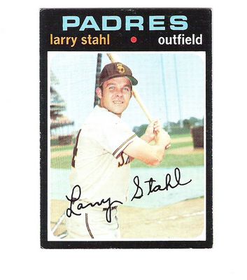 1971 Topps #711 Larry Stahl SP