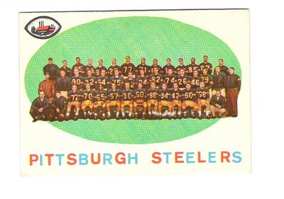 1959 Topps #146 Pittsburgh Steelers CL