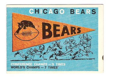 1959 Topps #153 Bears Pennant
