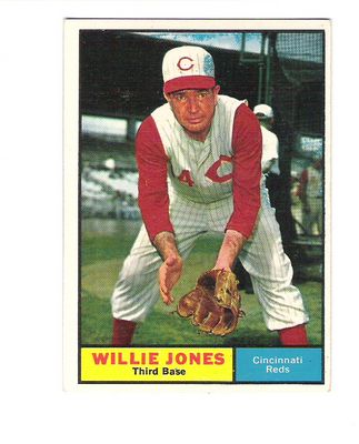 1961 Topps #497 Willie Jones front image
