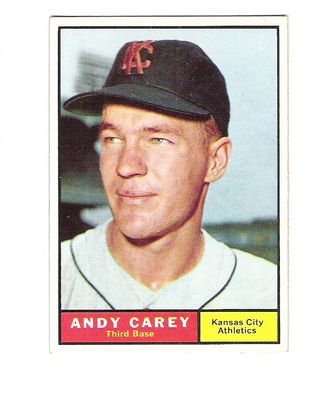 1961 Topps #518 Andy Carey