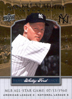 2008 Upper Deck Yankee Stadium Legacy Collection Historical Moments #2946 Whitey Ford/1960 All Star Game