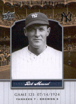 2008 Upper Deck Yankee Stadium Legacy Collection #121 Bob Meusel
