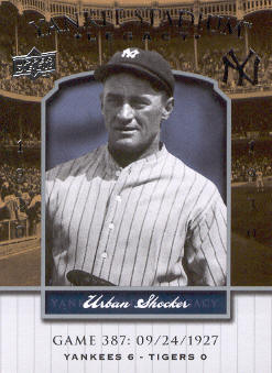 2008 Upper Deck Yankee Stadium Legacy Collection #387 Urban Shocker
