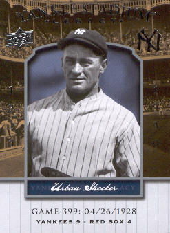 2008 Upper Deck Yankee Stadium Legacy Collection #399 Urban Shocker