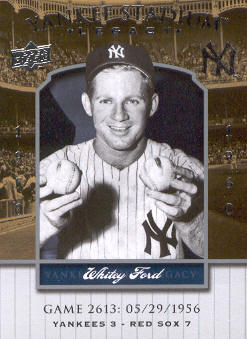 2008 Upper Deck Yankee Stadium Legacy Collection #2613 Whitey Ford