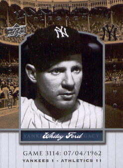 2008 Upper Deck Yankee Stadium Legacy Collection #3114 Whitey Ford