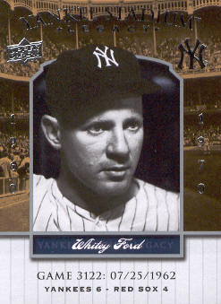 2008 Upper Deck Yankee Stadium Legacy Collection #3122 Whitey Ford