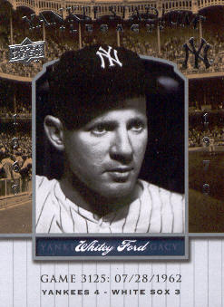 2008 Upper Deck Yankee Stadium Legacy Collection #3125 Whitey Ford