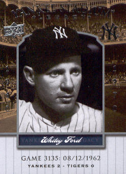 2008 Upper Deck Yankee Stadium Legacy Collection #3135 Whitey Ford
