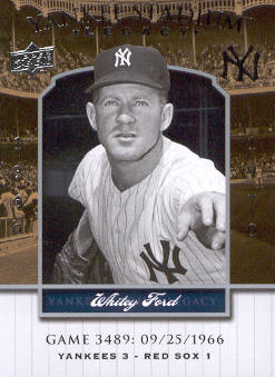 2008 Upper Deck Yankee Stadium Legacy Collection #3489 Whitey Ford