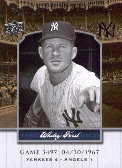 2008 Upper Deck Yankee Stadium Legacy Collection #3497 Whitey Ford