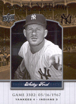 2008 Upper Deck Yankee Stadium Legacy Collection #3502 Whitey Ford