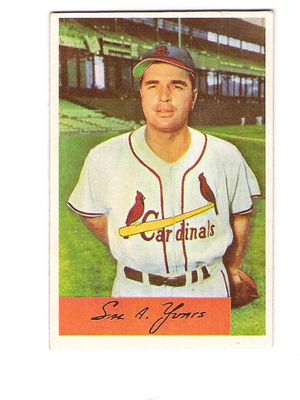 1954 Bowman #78 Sal Yvars