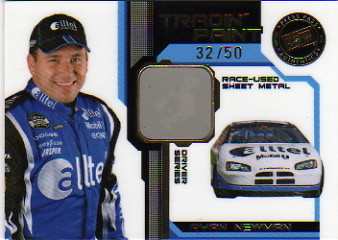 2006 VIP Tradin' Paint Drivers Gold #TPD15 Ryan Newman