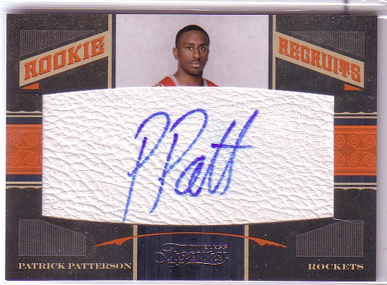 2010-11 Timeless Treasures #114 Patrick Patterson AU/299 RC
