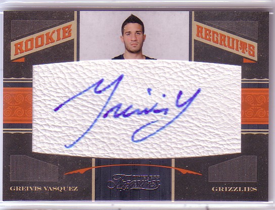 2010-11 Timeless Treasures #128 Greivis Vasquez AU/299 RC